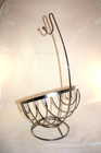 Chrome Banana Hanger/Fruit Bowl Basket Stand, Excellent Condition — photo 4