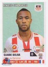 Panini Foot 2014 - Claude Dielena / Athletic Club Ajaccio #4