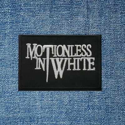 Motionless in White Band Patch Iron On Sew On Embroidered Rock Applique