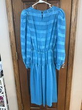 Vintage Tealish/Blue Dress ZiZi By Barbara Chodos