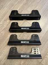 Sparco Steel Side Mounts For Race Rally Bucket Seat 2 Pairs 