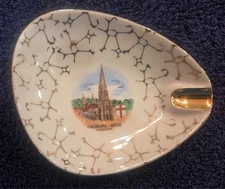 Vintage Porcelain Ashtray Bavaria Freiburg-Brsg Munster