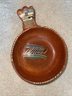 VTG Tlaquepaque MEXICO Pottery BOWLS Set of 3 Nesting DISHES Folk Art 1940's — photo 6