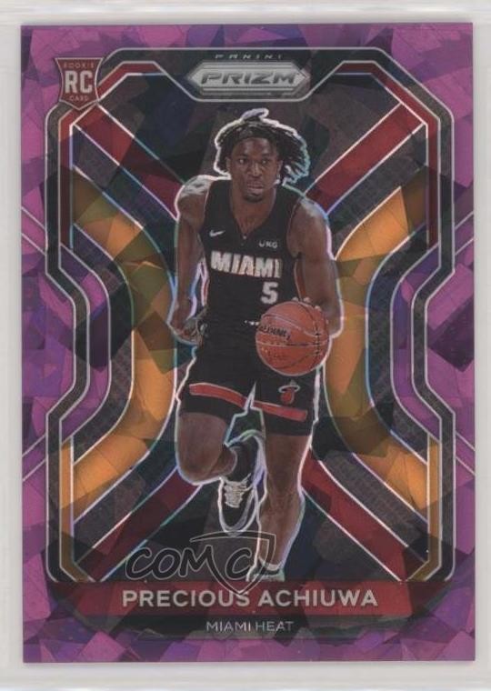 2020-21 Panini Prizm Purple Ice 77/175 Precious Achiuwa #294 Rookie RC 0l1u