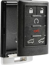 Key Fob Keyless Entry Smart Remote Shell Case  Pad fits Cadillac 2007-2014...