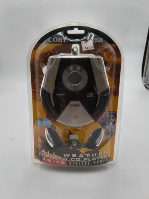 Coby All Weather Sports CD Player AM/FM Digital Tuner  CX-CD585