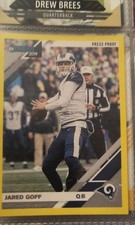 2019 Panini Donruss - Jared Goff #138 Press Proof Yellow