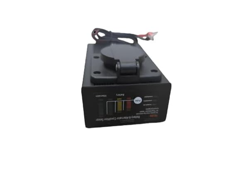 10 Amp Panel Mount 12V Battery Charger for Hydraulic Dump Trailer, Car, Black - Picture 2 of 8