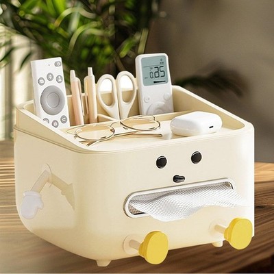 Taschentuch-Aufbewahrungsbox, Multifunktionaler Taschentuchbox-Halter Organizer