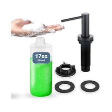 SBEN Kitchen Sink Soap Dispenser Countertop Pump for Hand Soap or Lotion, Buil