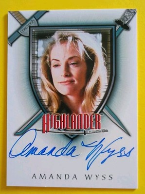 Complete Highlander 2003  Autograph Card A14 Amanda Wyss As Randi Macfarland AU