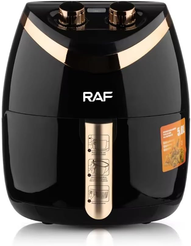 6 Quart 1500W Air Fryer Oven with Electric Frying Technology