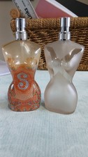 Jean Paul Gaultier 2 X EMPTY Perfume Bottles 2 X 100ml