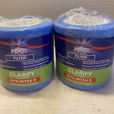 2 Pool & Spa Clarify FIts Intex D Filter. Stock Up At A Low Price!  (c)