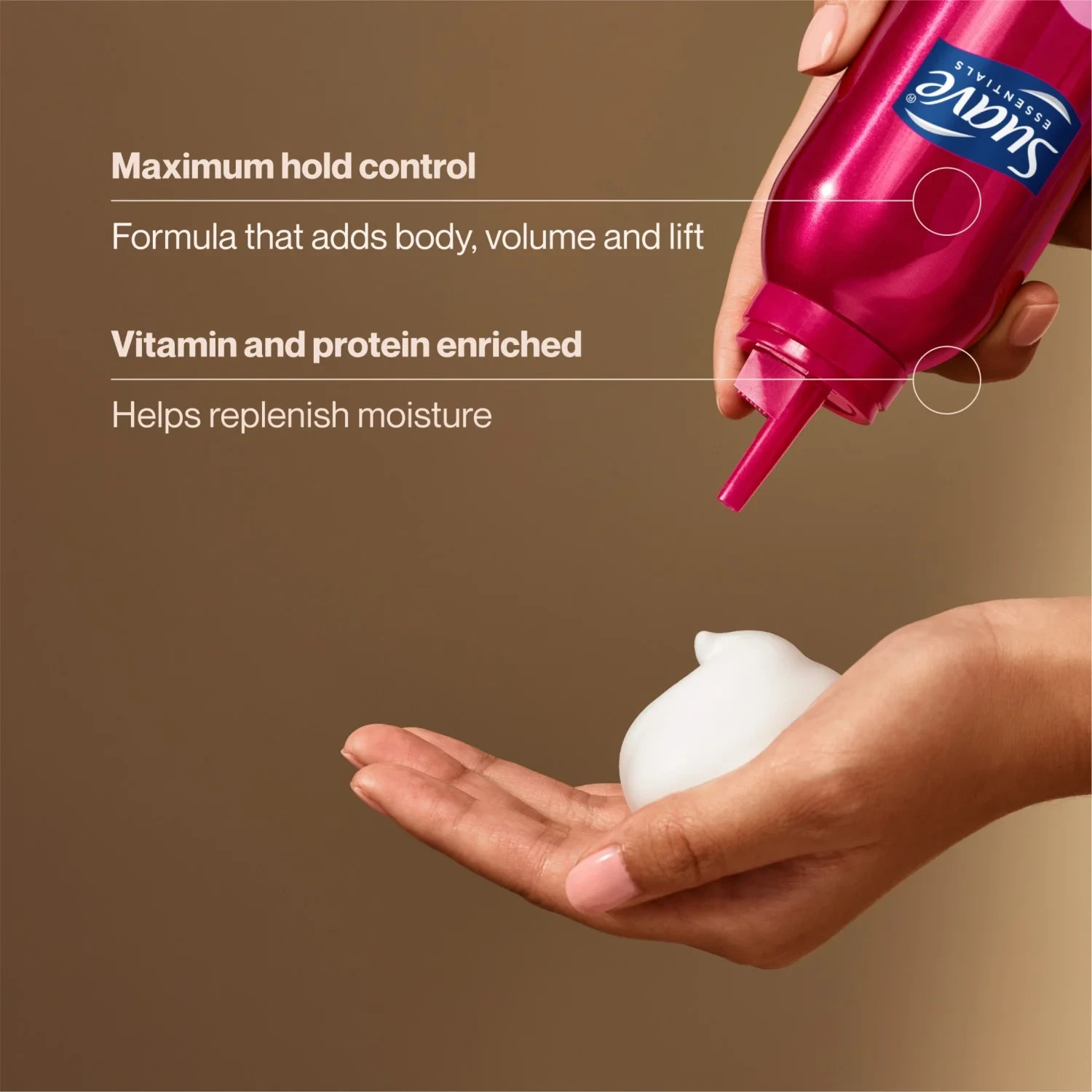 Suave Max Hold Volumizing Mousse, 9 oz