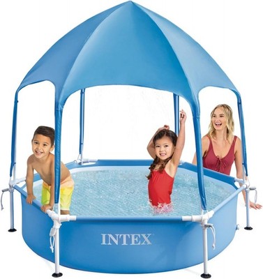 INTEX 28209EP Canopy Metal Frame Pool 6ftx15in Puncture-Resistant