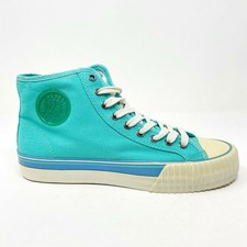 PF Flyer Center Hi Aqua Azul Blanco Hombres Retro Informal Zapatos Tenis PM11OH2F