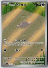 Paldean Wooper 221/193 Illustration Rare Paldea Evolved Pokemon Holo Near Mint on eBay
