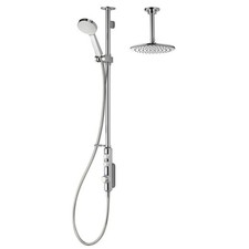 Image of Aqualisa iSystem Smart Digital Exposed Shower - Ceiling Head, Wi-Fi & App