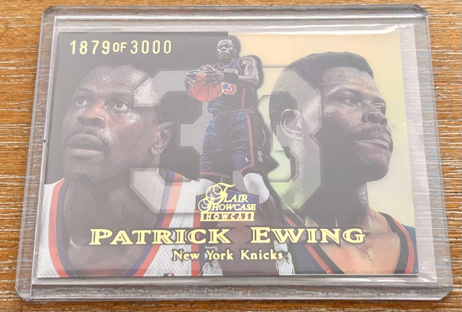 PATRICK EWING 98-99 Flair Showcase ROW 1 PARALLEL #1879/3000 ! ROCKETS !
