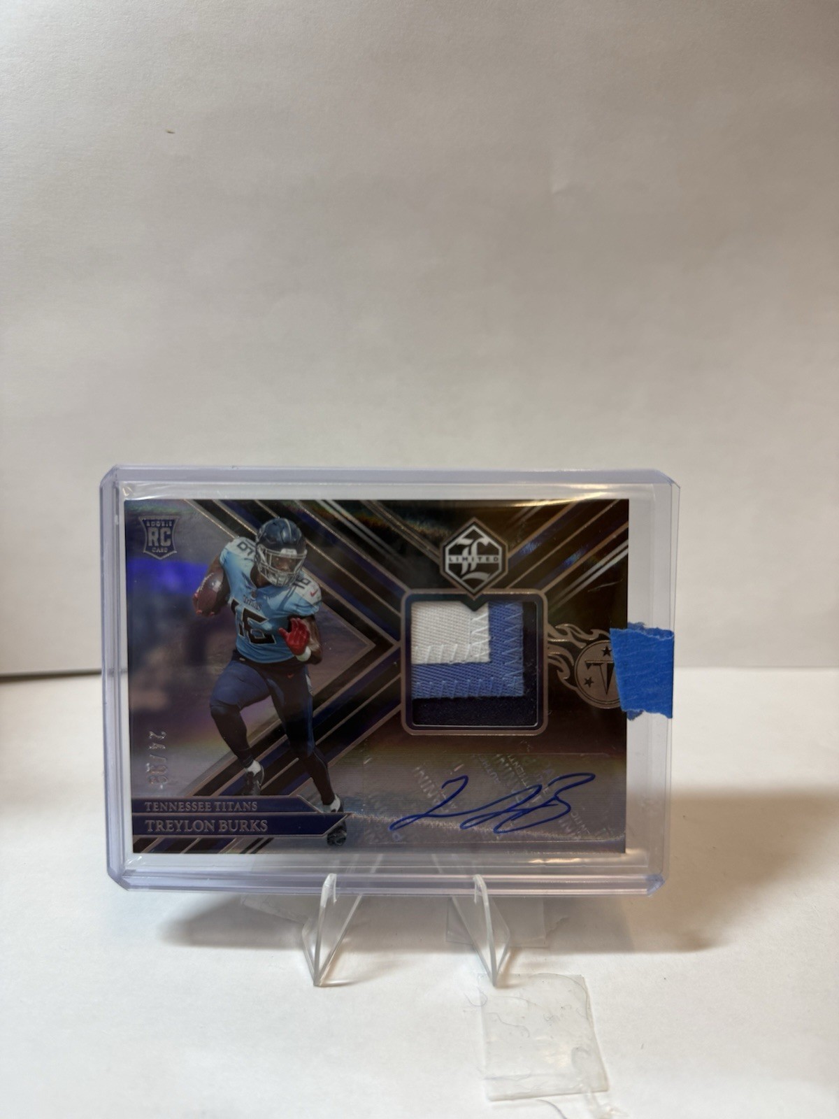Treylon Burks Panini Limited #114 Patch Autograph