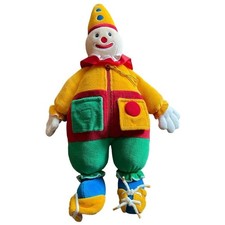 BRIO Clown Plush Toy Soft Play Pal Doll Kids Gift 1993
