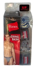 Vintage 2004 Hanes String Bikini Underwear 4 ...