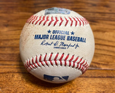 Christian Walker DBacks Game Used SINGLE Baseball 8/17/2022 vs Giants K Hit #400