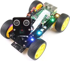 Raspberry Pi Compatible 4WD Smart Car Kit wit...