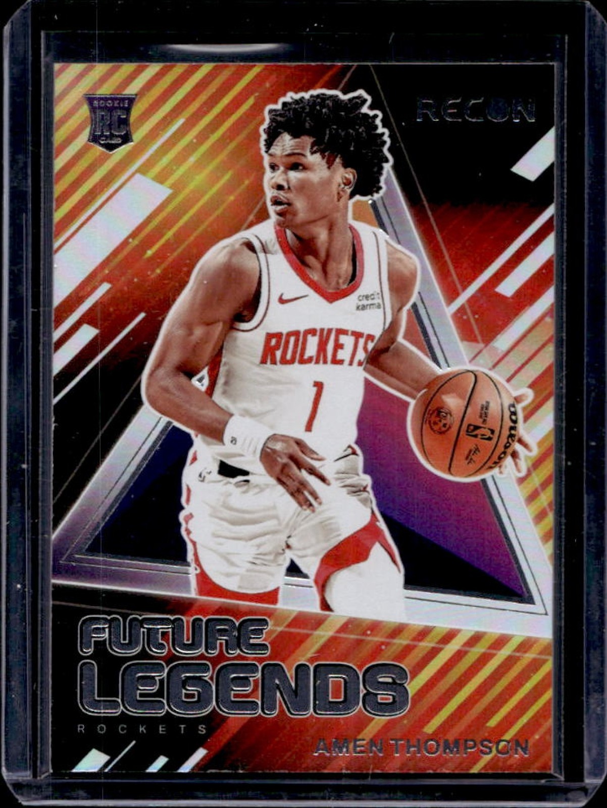 2023-24 Panini Recon Amen Thompson Future Legends RC Rookie #18 Rockets