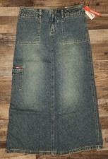 NEW Union Bay Vintage Hip-Hugger Denim Jean Skirt Size 3