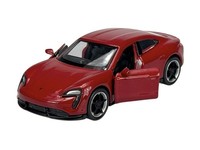 Welly Porsche Taycan Turbo S Rot 1:34 1/34 Die Cast Metal Model New In Box 43797