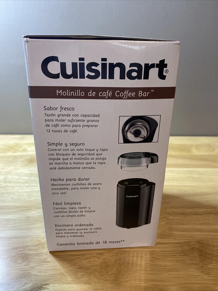 Molinillo de café para barra de café Cuisinart, cuenco de acero inoxidable y cuchillas nuevo en caja Foto 2 de 3