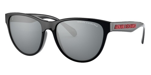 Armani Exchange 0AX4094S 81588G Woman Sunglasses Shiny Black 