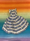 Vintage 1959 Mattel Barbie----*Suburban Shopper* Cotton Blue & White Dress #969