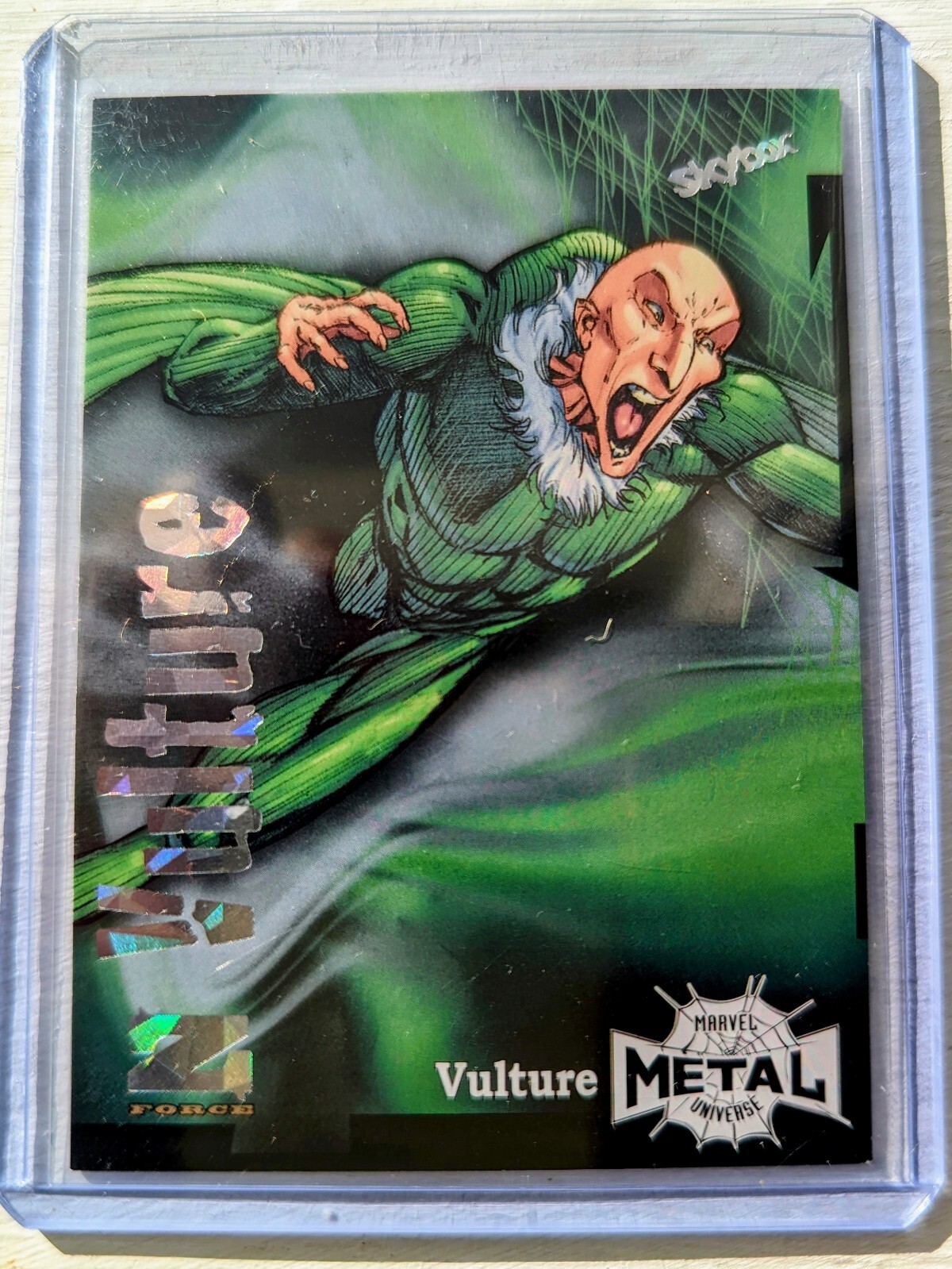 2022 Marvel Metal Universe Spider-Man Z-Force Amazing Rave 54/62 Vulture