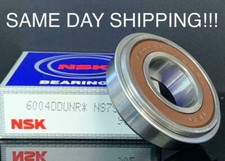 NSK 6004 DDUNR Deep Groove Ball Bearing, Rubber Sealed Snap Ring 20x42x12 mm