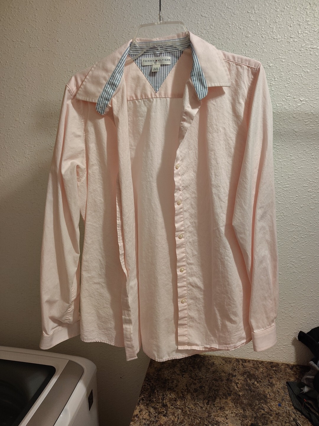 pink tommy hilfiger Golf long sleeve shirt xl