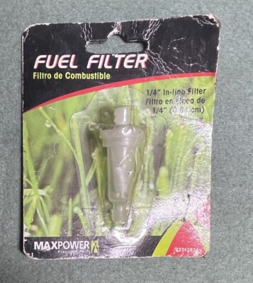 Maxpower Fuel Filter 1/4'' In-line Filter