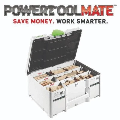 Festool 576791 Domino XL Beechwood Domino Set DS/XL D8/D10 306 BU for DF700