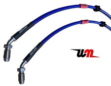 VW Golf mk4 R32 FRONTS WM Stainless Steel Braided Brake Hoses Lines