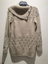 Mango Suit Womens Tunic Sweater Size S Dolman Oversized