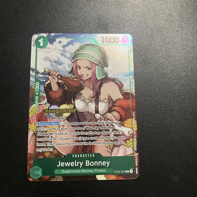 One Piece TCG | Jewelry Bonney | Championship 2023 | eBay