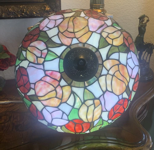 Vintage Tiffany Style Large Lampshade ￼9”H x 16”W