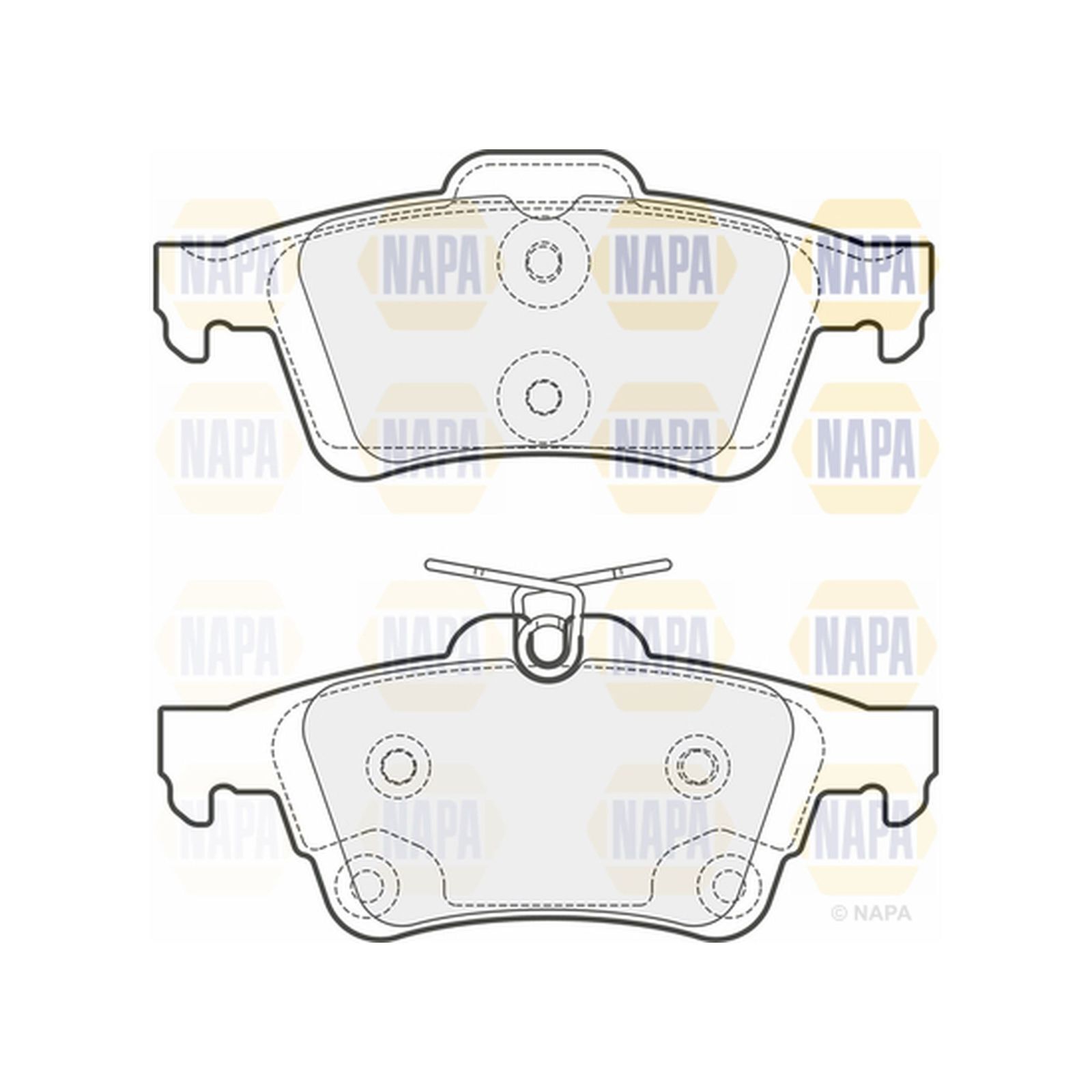 For Ford Kuga MK2 2.0 TDCi 4x4 Genuine Napa Rear Brake Disc Pads Set eBay