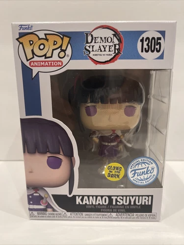 Funko Pop Demon Slayer Kanao Tsuyuri Glow GITD #1305 Exclusive MINT BOX