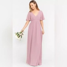 Show your mumu Emily Empire Antique Rose Chiffon