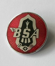 BSA ENAMEL LAPEL PIN BADGE CAP BADGE