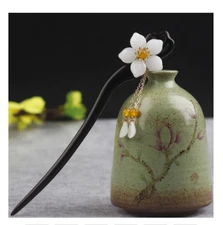 Vintage Chinese Chop Stick Wedding Hair Pins Classy Flower Bridal Hair Accessory