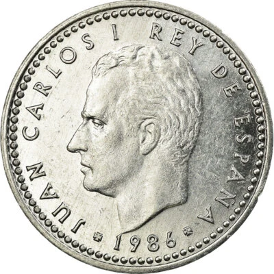 [#318070] Münze, Spanien, Juan Carlos I, Peseta, 1986, SS+, Aluminium, KM:821 - Bild 1 von 2